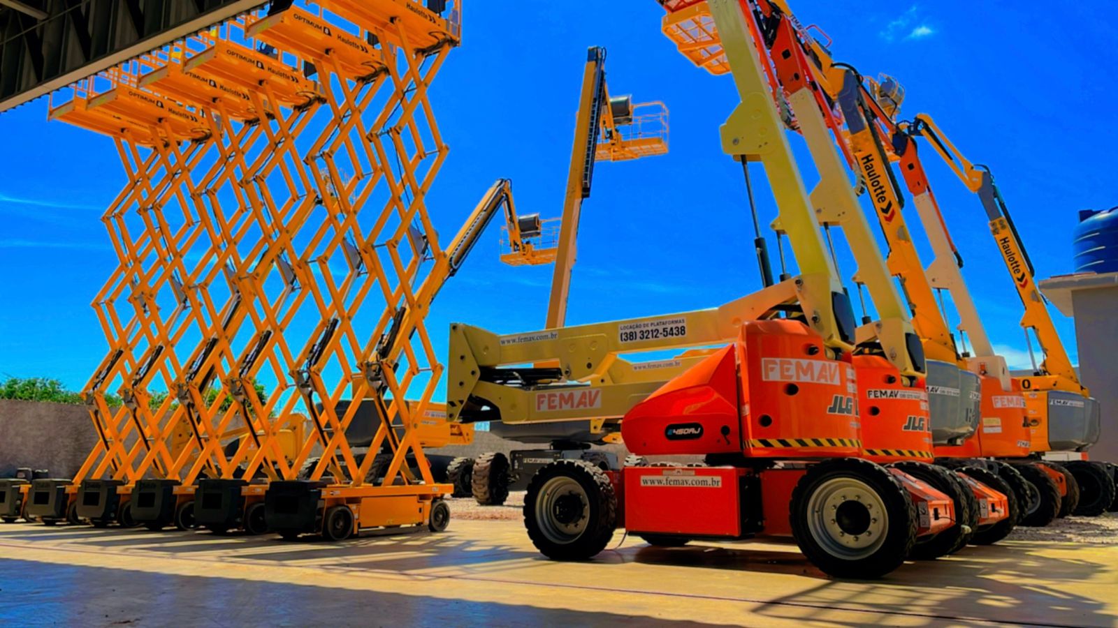 Equipamentos da estrutura da FEMAV