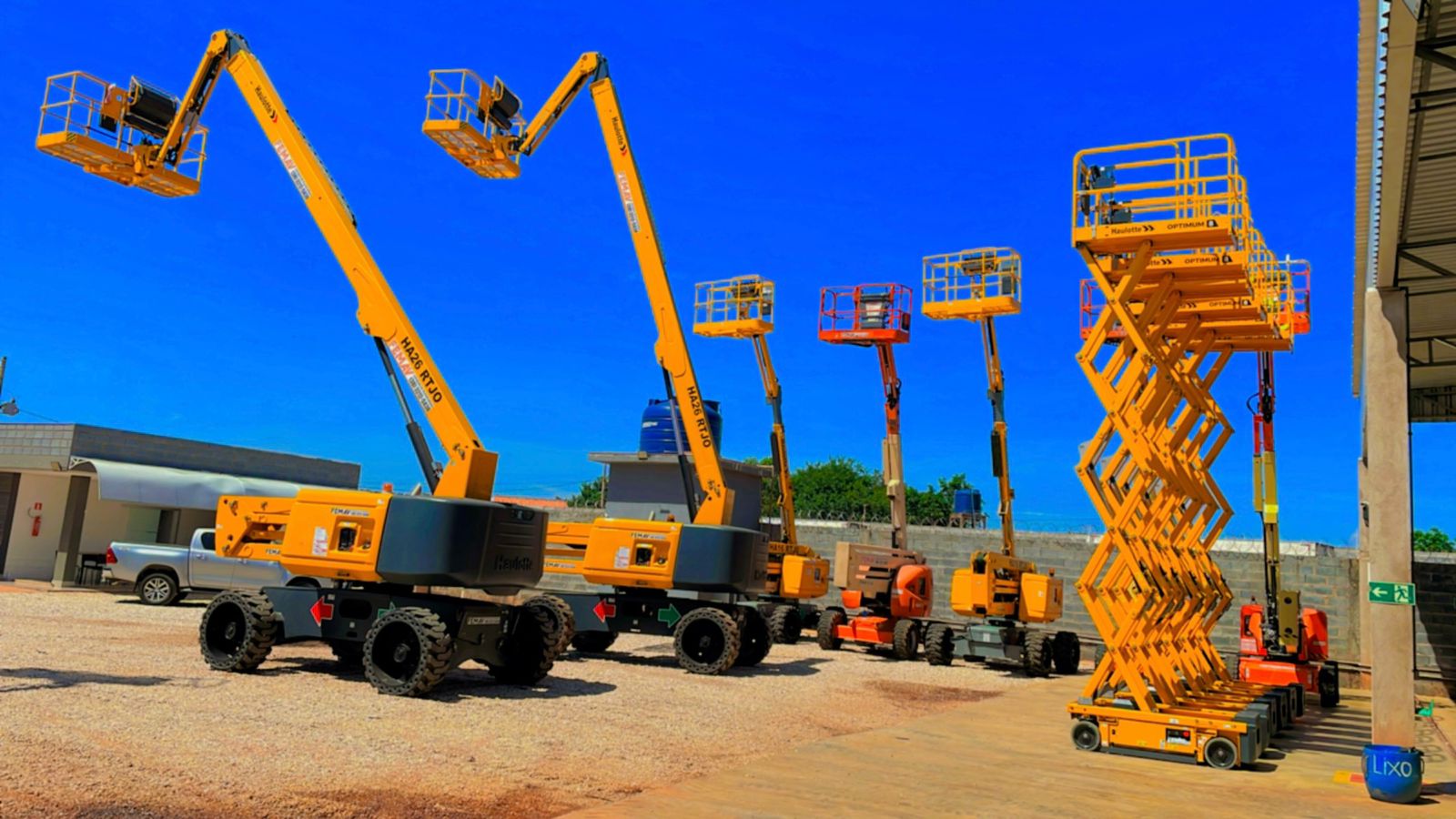 Equipamentos da estrutura da FEMAV